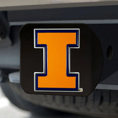 Fanmats Illinois Illini Color Hitch Cover - Black Fanmats