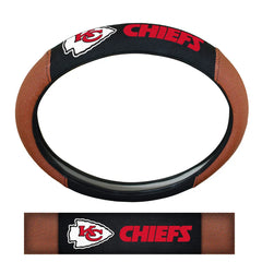 Fanmats Kansas City Chiefs Sports Grip Steering Wheel Cover Fanmats