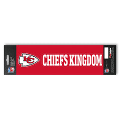 Fanmats Kansas City Chiefs Team Slogan Decal Fanmats