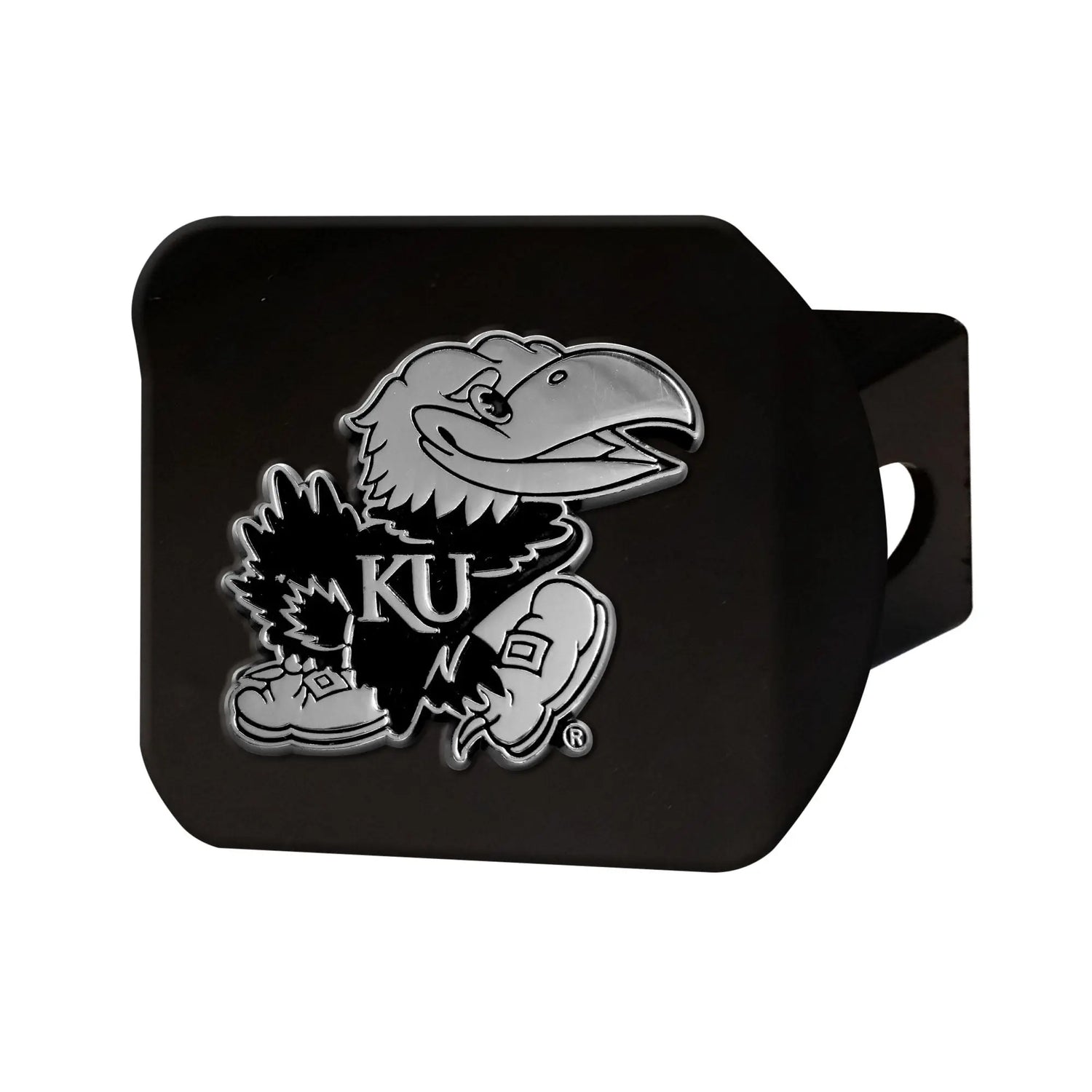 Fanmats Kansas Jayhawks Hitch Cover - Black Fanmats