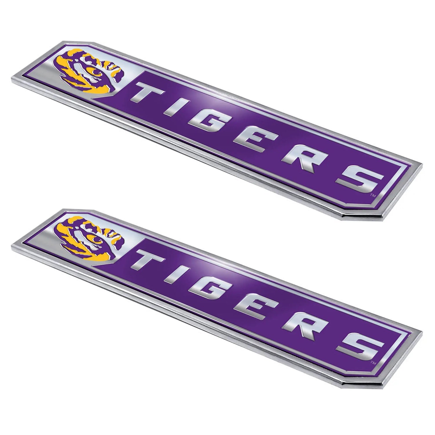 Fanmats LSU Tigers Emobbsed Trucks Emblem 2pk Fanmats