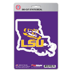 Fanmats LSU Tigers State Shape Decal Fanmats