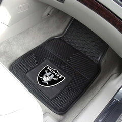 Fanmats Las Vegas Raiders 2pc Vinyl Car Mat Set Fanmats