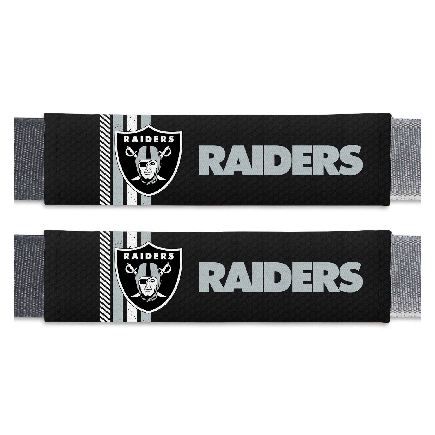 Fanmats Las Vegas Raiders Rally Seatbelt Pad - Pair Fanmats