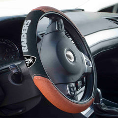 Fanmats Las Vegas Raiders Sports Grip Steering Wheel Cover Fanmats