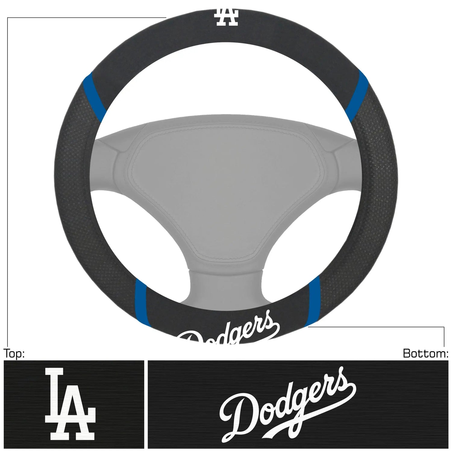 Fanmats Los Angeles Dodgers Steering Wheel Cover Fanmats