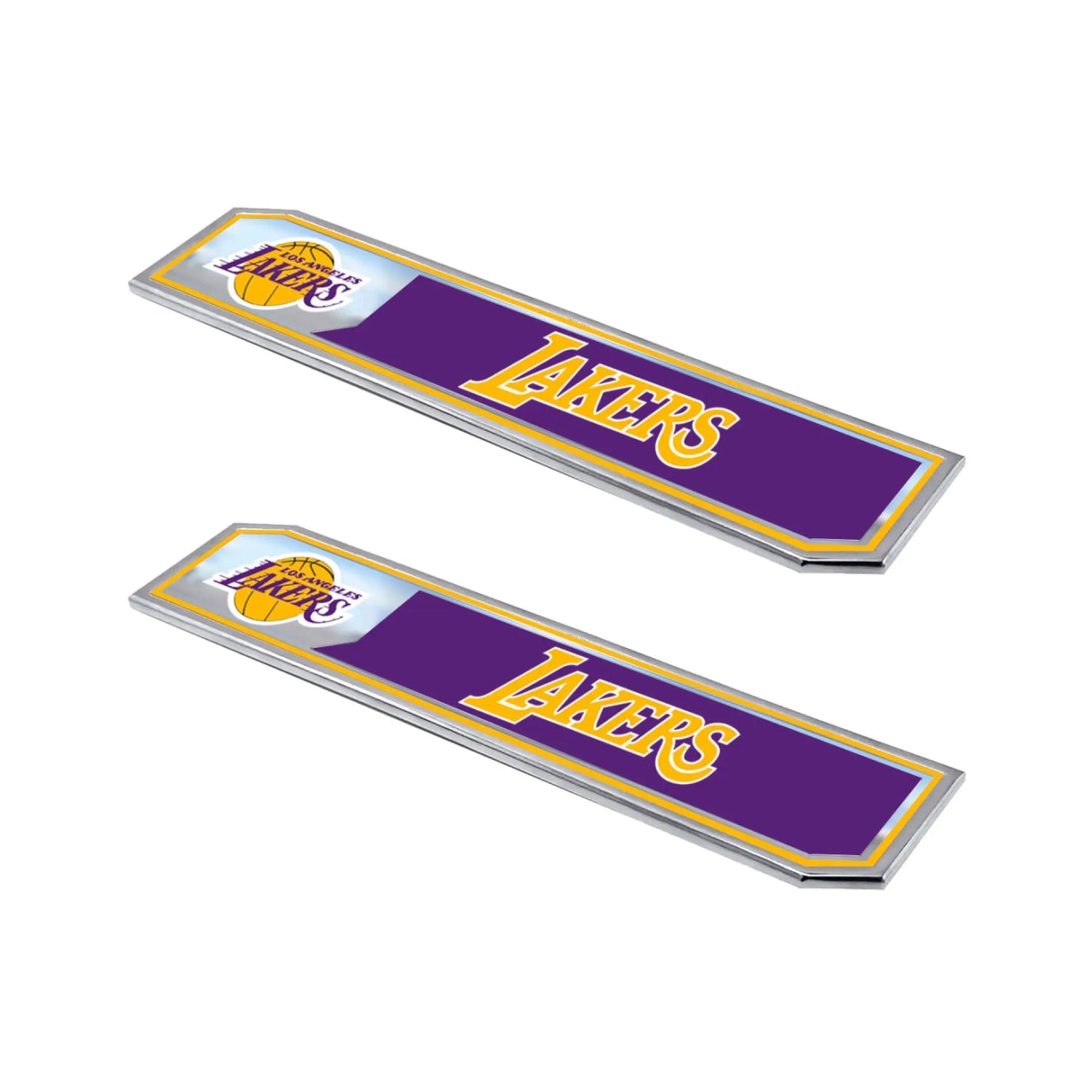 Fanmats Los Angeles Lakers Embossed Truck Emblem 2pk Fanmats