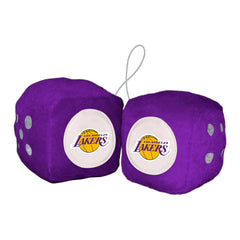 Fanmats Los Angeles Lakers Fuzzy Dice Fanmats