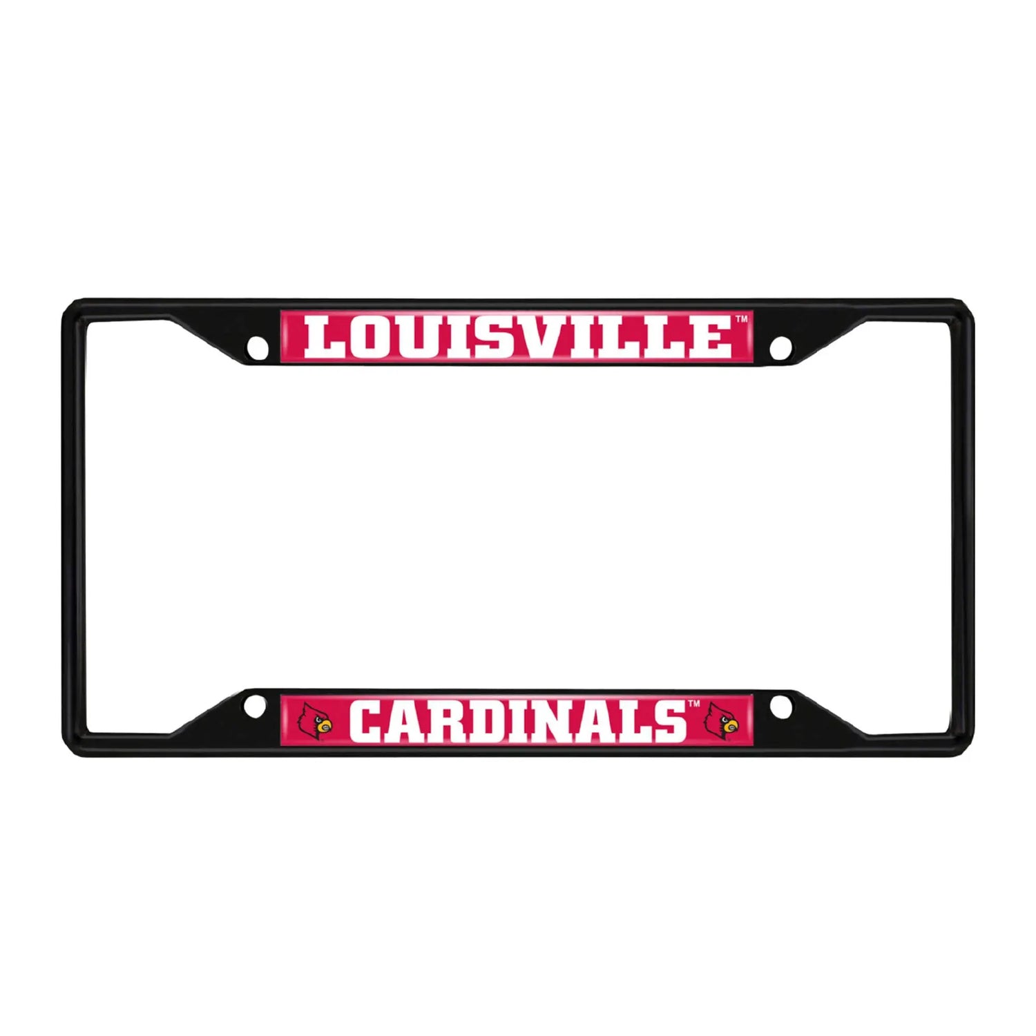 Fanmats Louisville Cardinals License Plate Frame - Black Fanmats