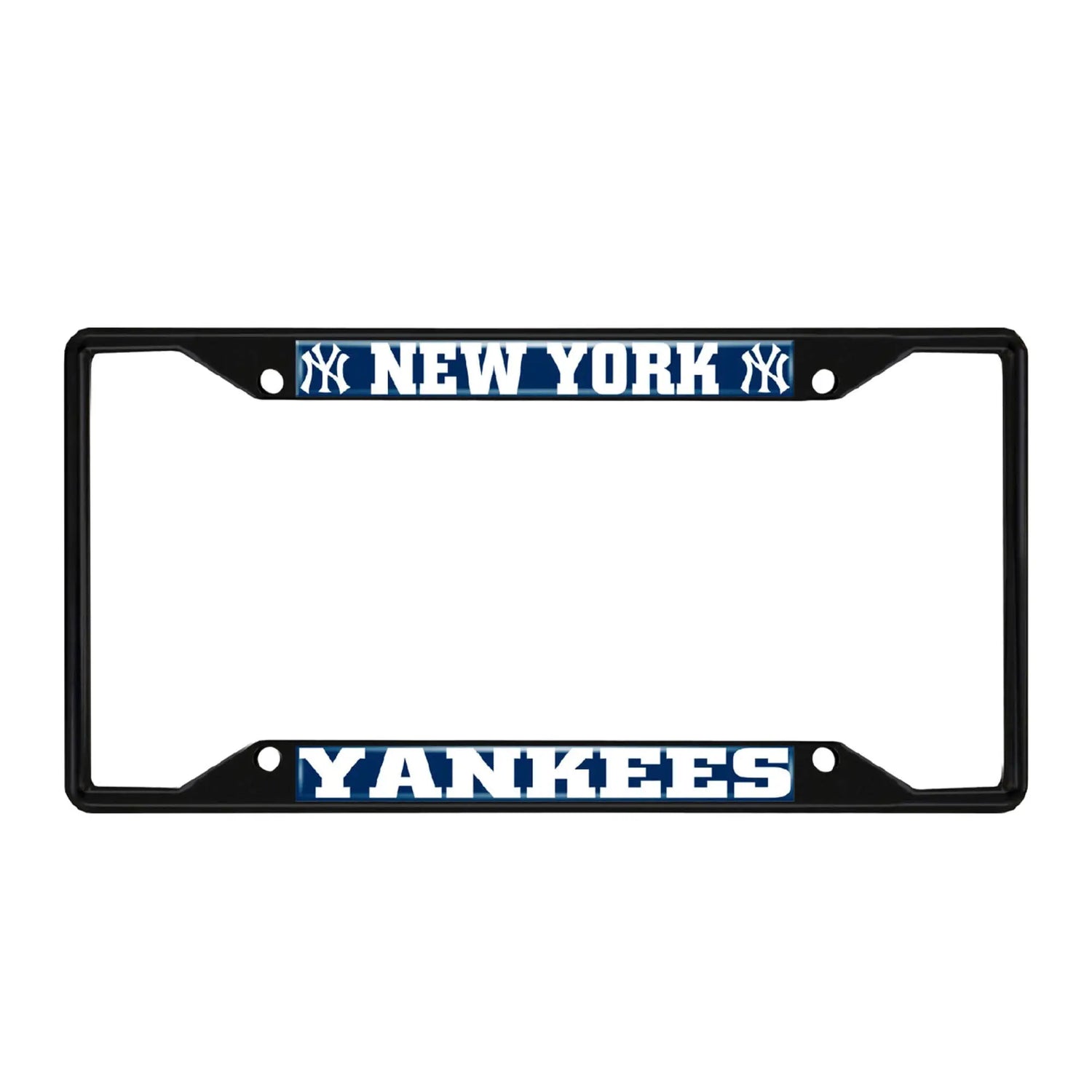 Fanmats MLB New York Yankees License Plate Frame - Black Fanmats