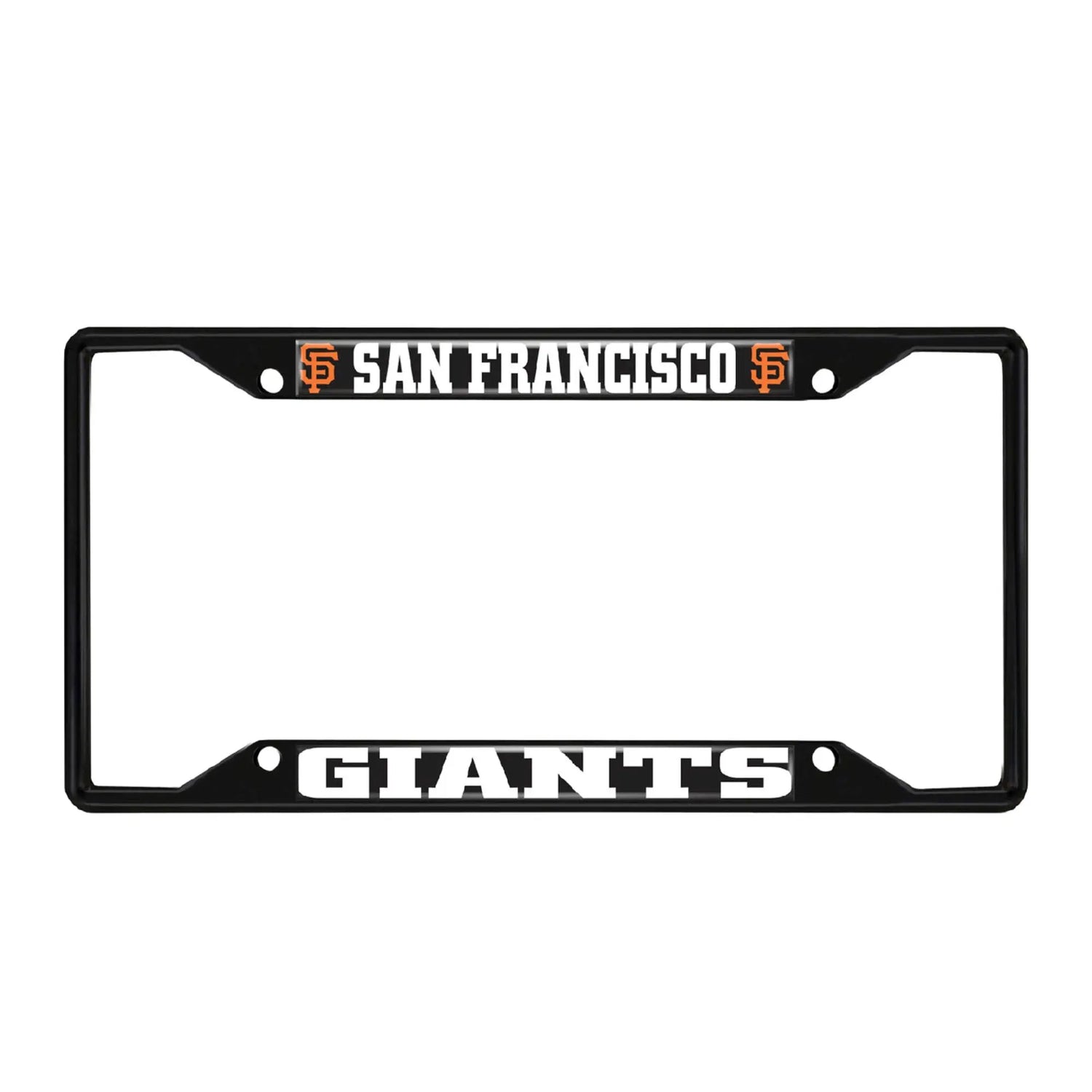 Fanmats MLB San Francisco Giants License Plate Frame - Black Fanmats