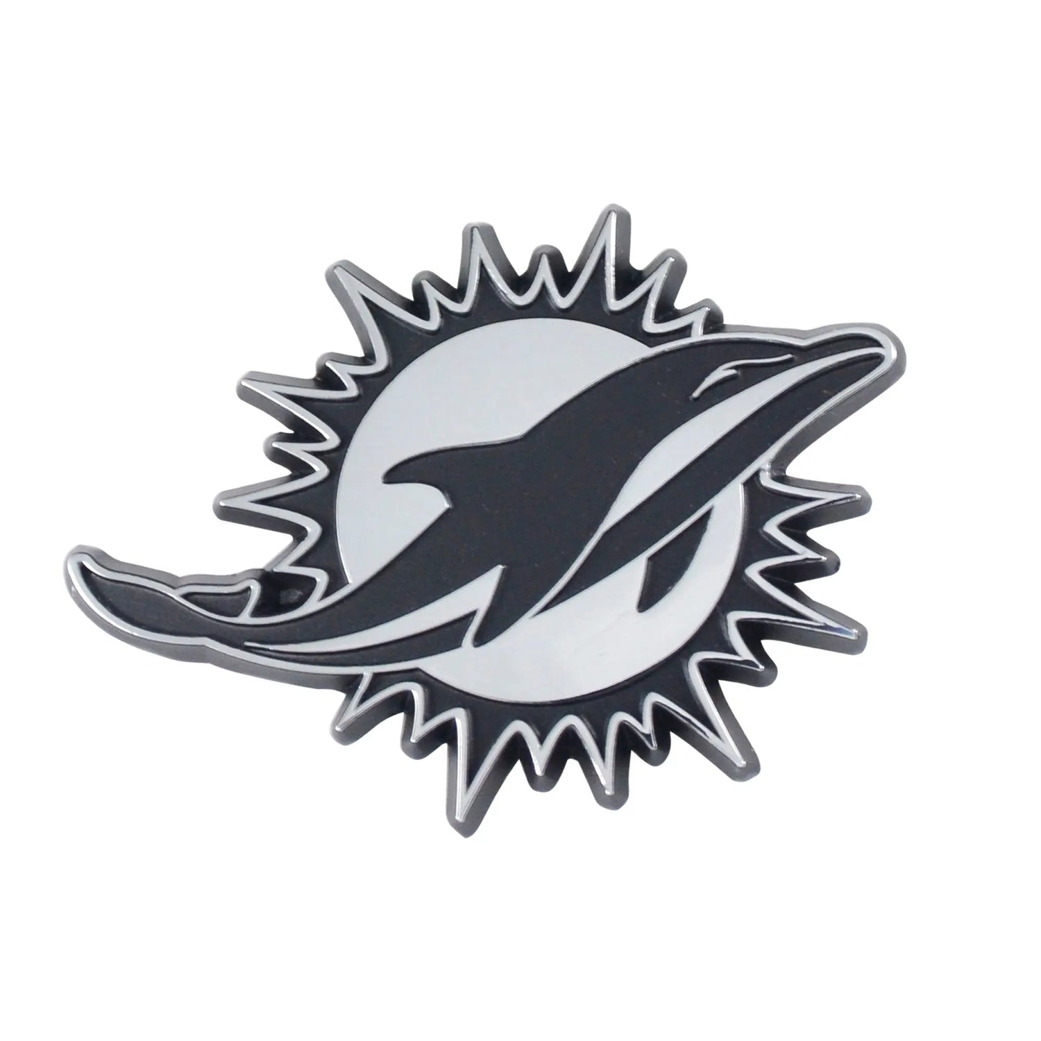 Fanmats Miami Dolphins Emblem - Chrome Fanmats