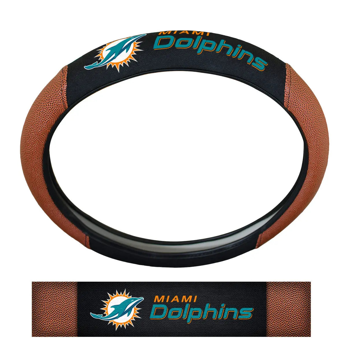 Fanmats Miami Dolphins Sports Grip Steering Wheel Cover Fanmats