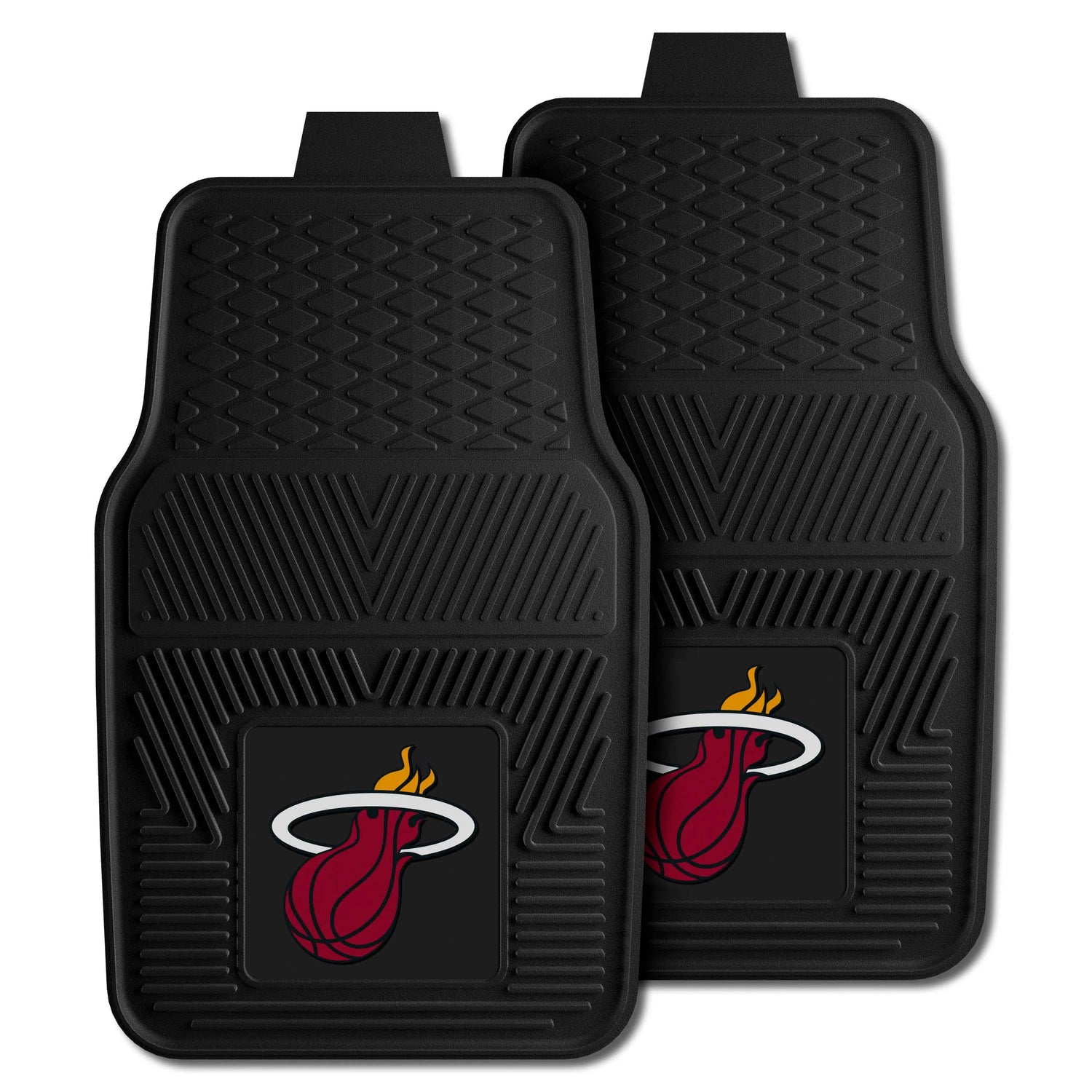 Fanmats Miami Heat 2pc Vinyl Car Mat Set Fanmats