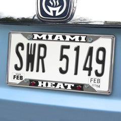 Fanmats Miami Heat License Plate Frame Fanmats