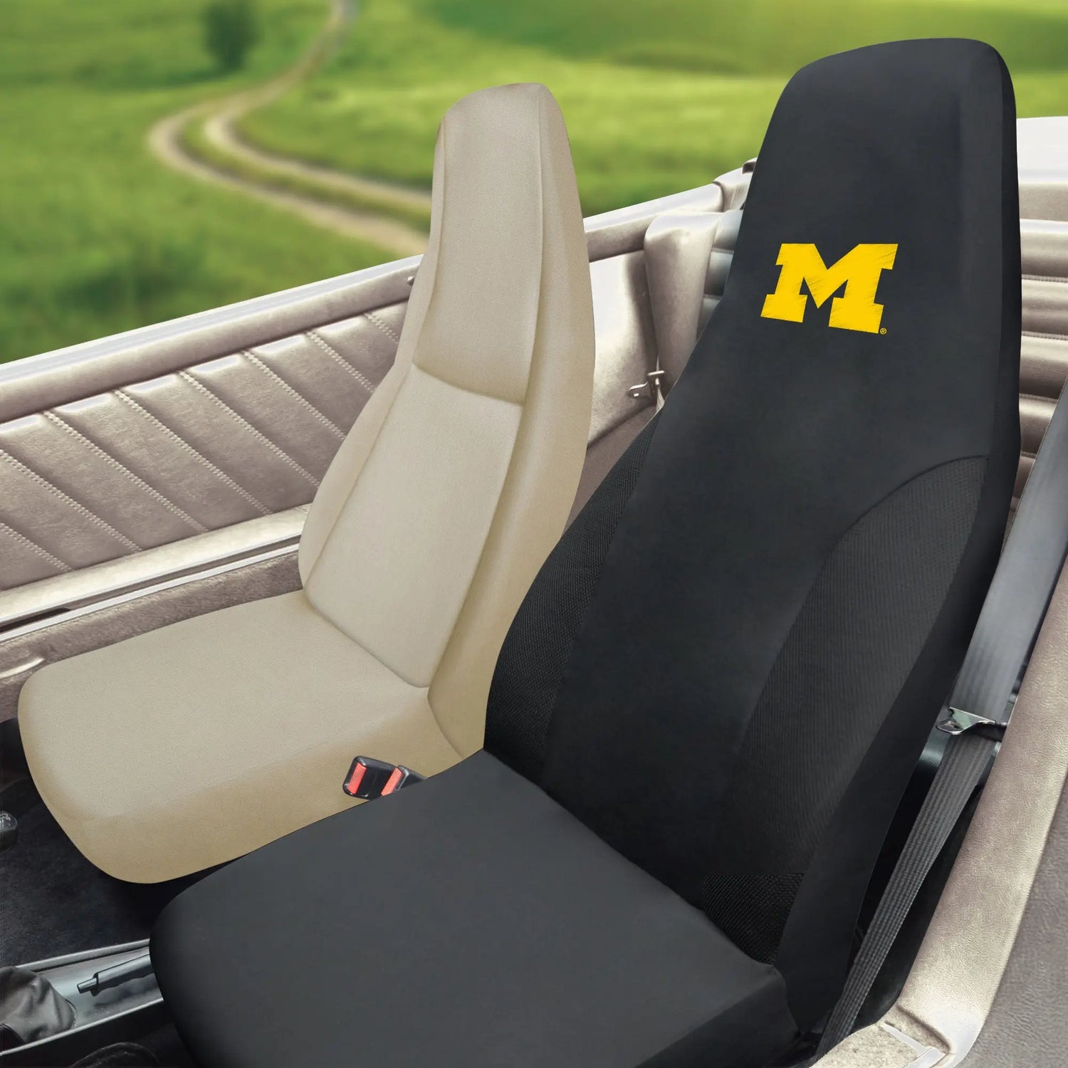 Fanmats Michigan Wolverines Seat Cover - PinkPro Beauty Supply