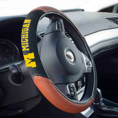 Fanmats Michigan Wolverines Sports Grip Steering Wheel Cover Fanmats