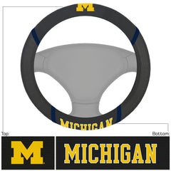 Fanmats Michigan Wolverines Steering Wheel Cover - PinkPro Beauty Supply