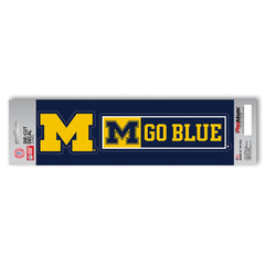 Fanmats Michigan Wolverines Team Slogan Decal Fanmats