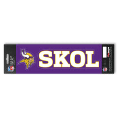 Fanmats Minnesota Vikings Team Slogan Decal Fanmats