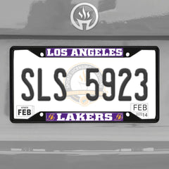 Fanmats NBA Los Angeles Lakers License Plate Frame - Black Fanmats