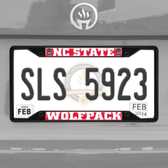 Fanmats NC State Wolfpack License Plate Frame - Black Fanmats