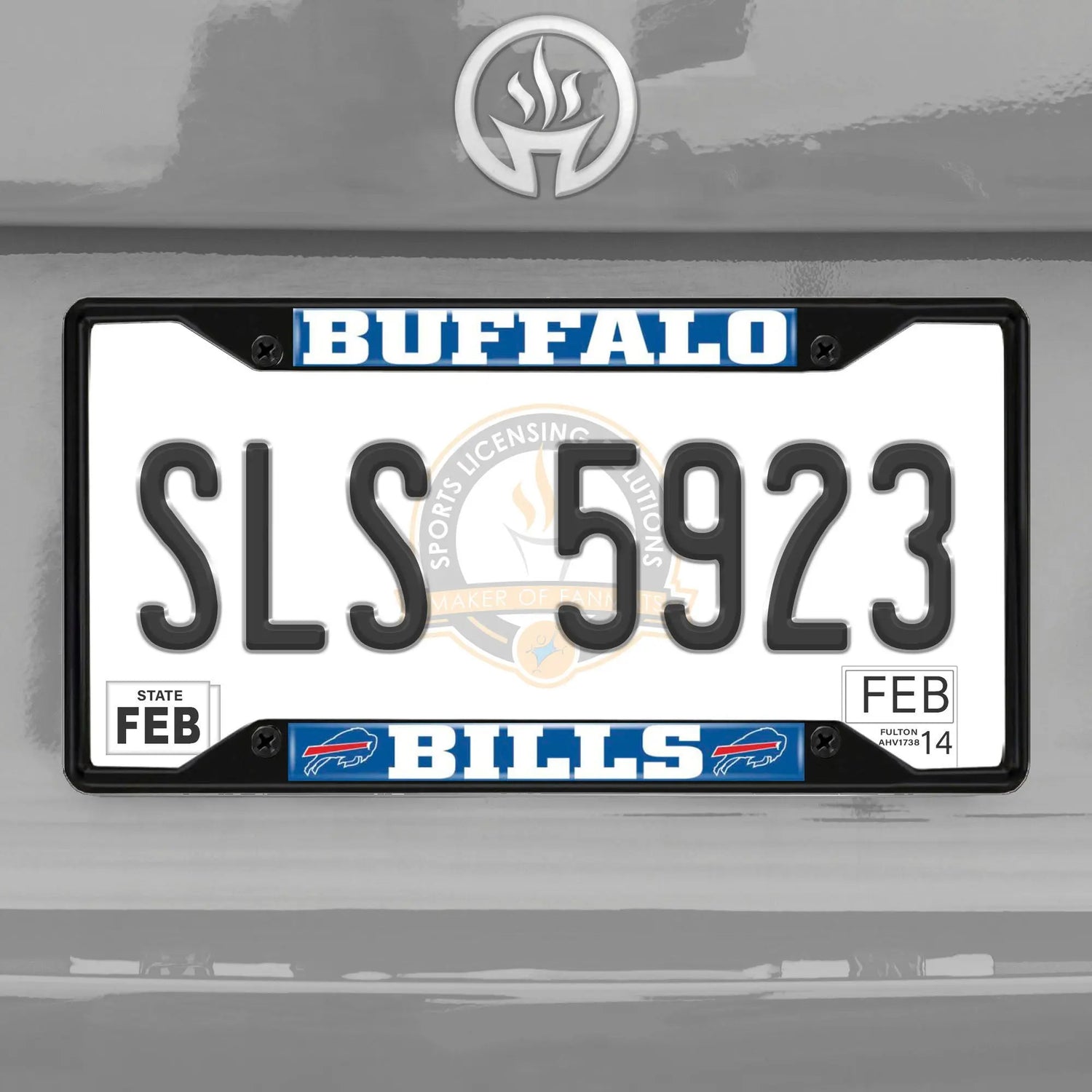 Fanmats NFL Buffalo Bills License Plate Frame - Black Fanmats