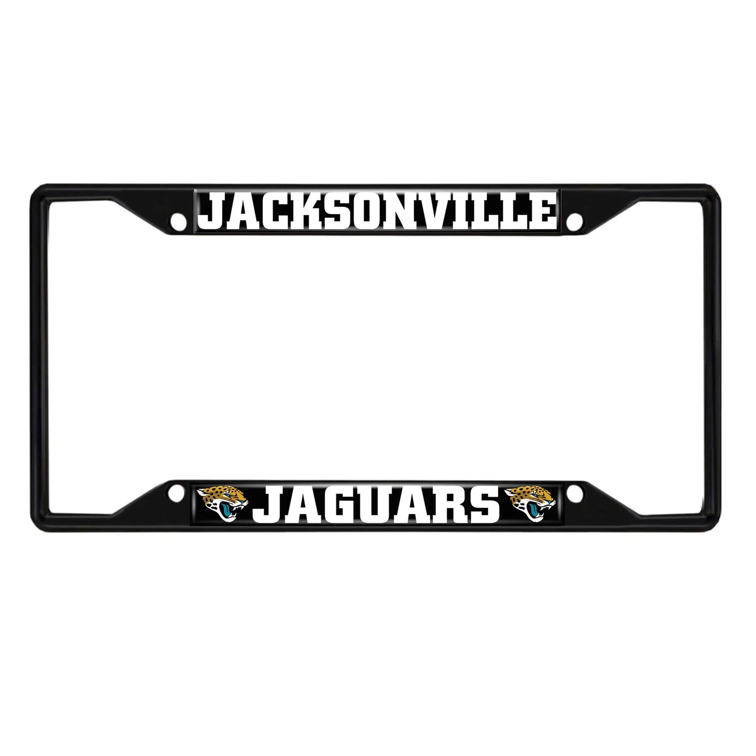 Fanmats NFL Jacksonville Jaguars License Plate Frame - Black Fanmats