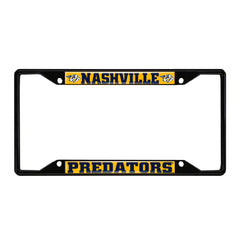 Fanmats NHL Nashville Predators License Plate Frame - Black Fanmats