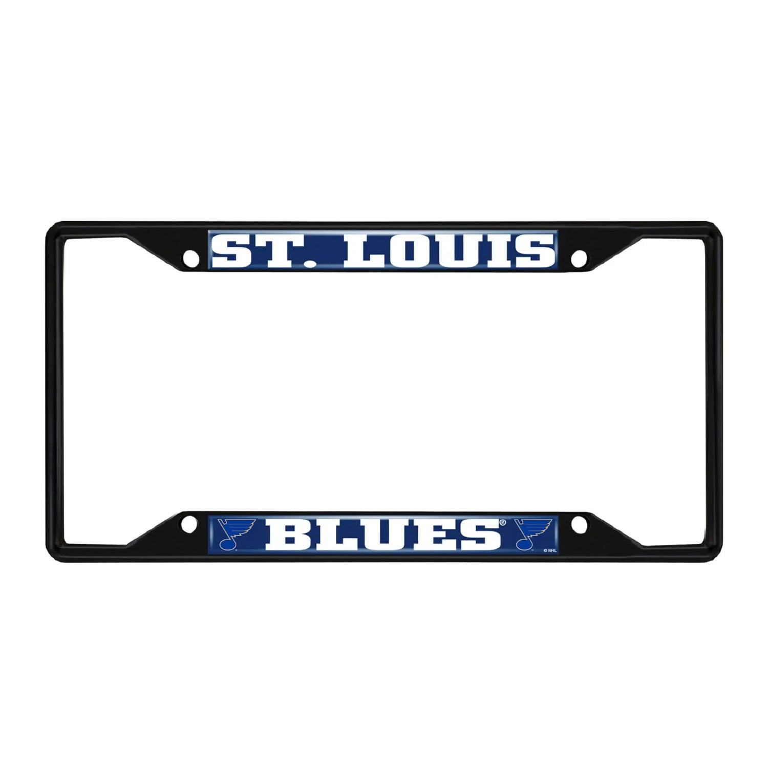 Fanmats NHL St. Louis Blues License Plate Frame - Black Fanmats