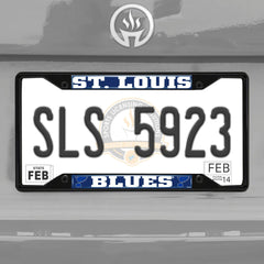 Fanmats NHL St. Louis Blues License Plate Frame - Black Fanmats