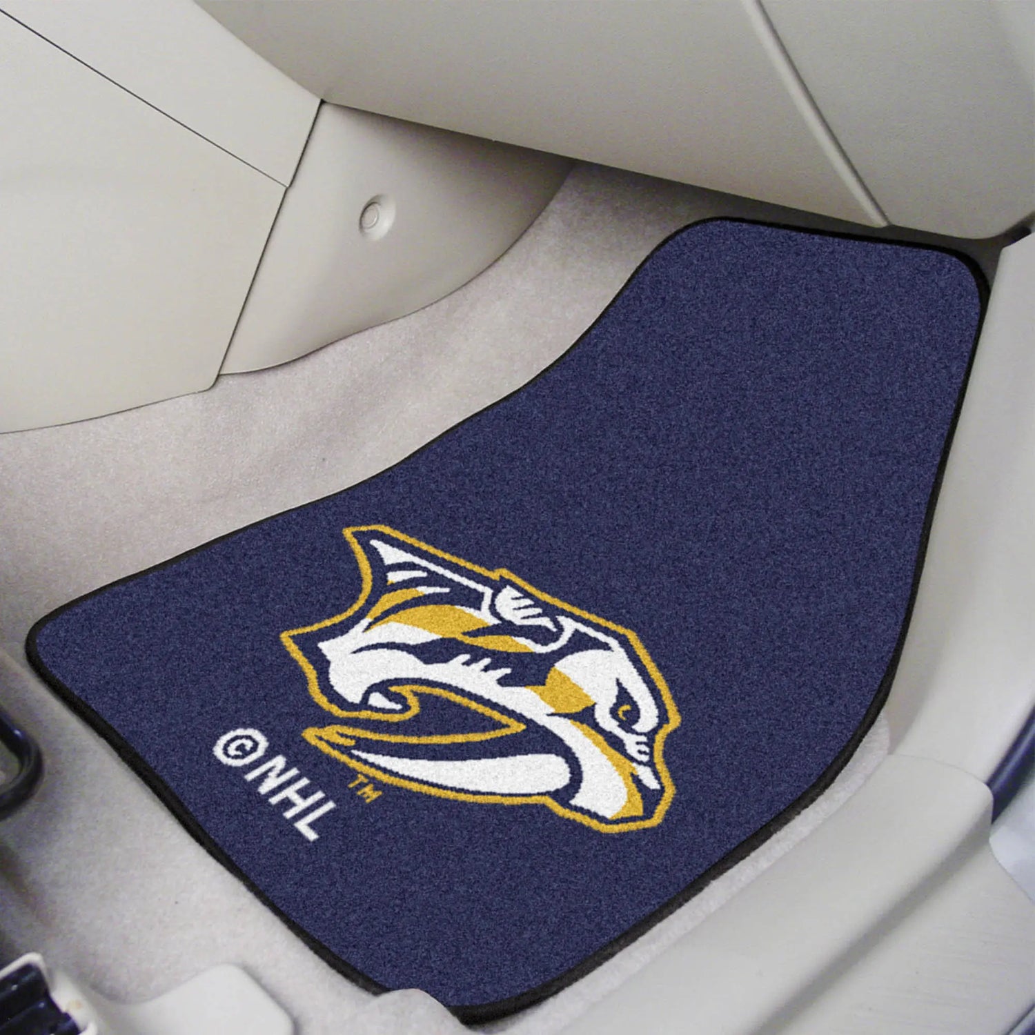 Fanmats Nashville Predators 2pc Carpet Car Mat Set Fanmats