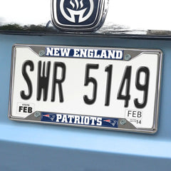 Fanmats New England Patriots License Plate Frame Fanmats