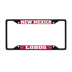 Fanmats New Mexico Lobos License Plate Frame - Black Fanmats