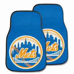 Fanmats New York Mets 2pc Carpet Car Mat Set - PinkPro Beauty Supply