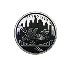 Fanmats New York Mets Molded Chrome Emblem - PinkPro Beauty Supply