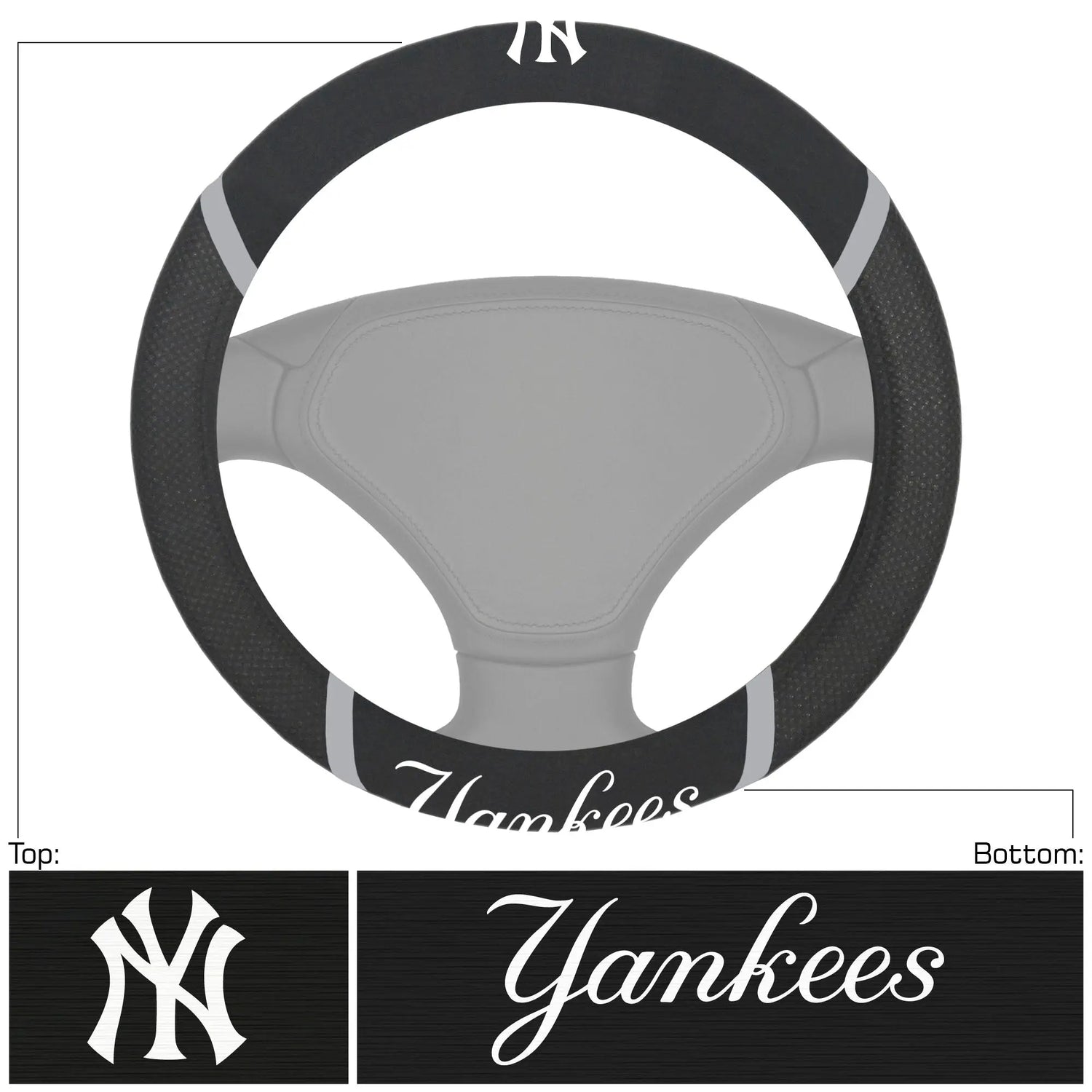 Fanmats New York Yankees Steering Wheel Cover Fanmats