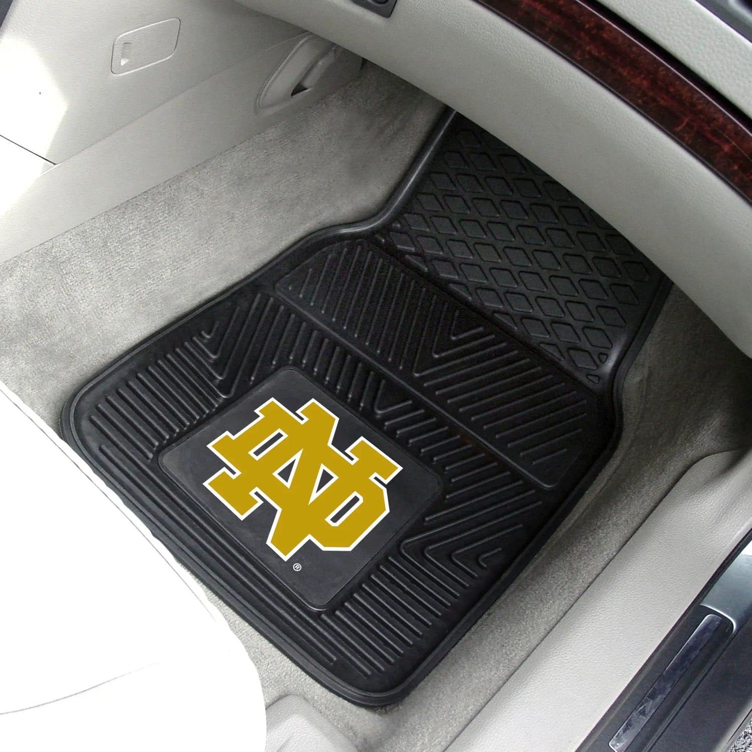 Fanmats Notre Dame Fighting Irish 2pc Vinyl Car Mat Set Fanmats