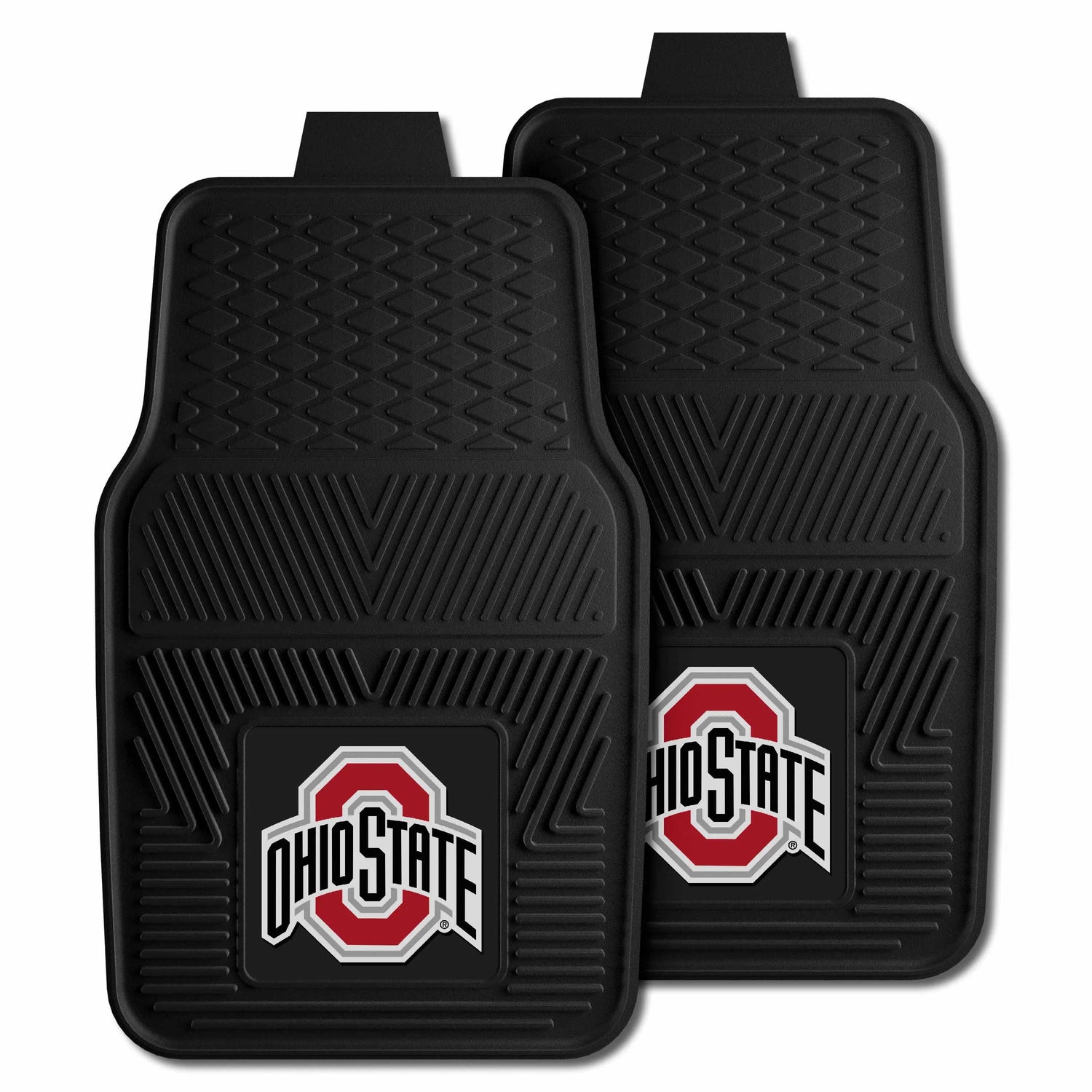 Fanmats Ohio State Buckeyes 2pc Vinyl Car Mat Set Fanmats