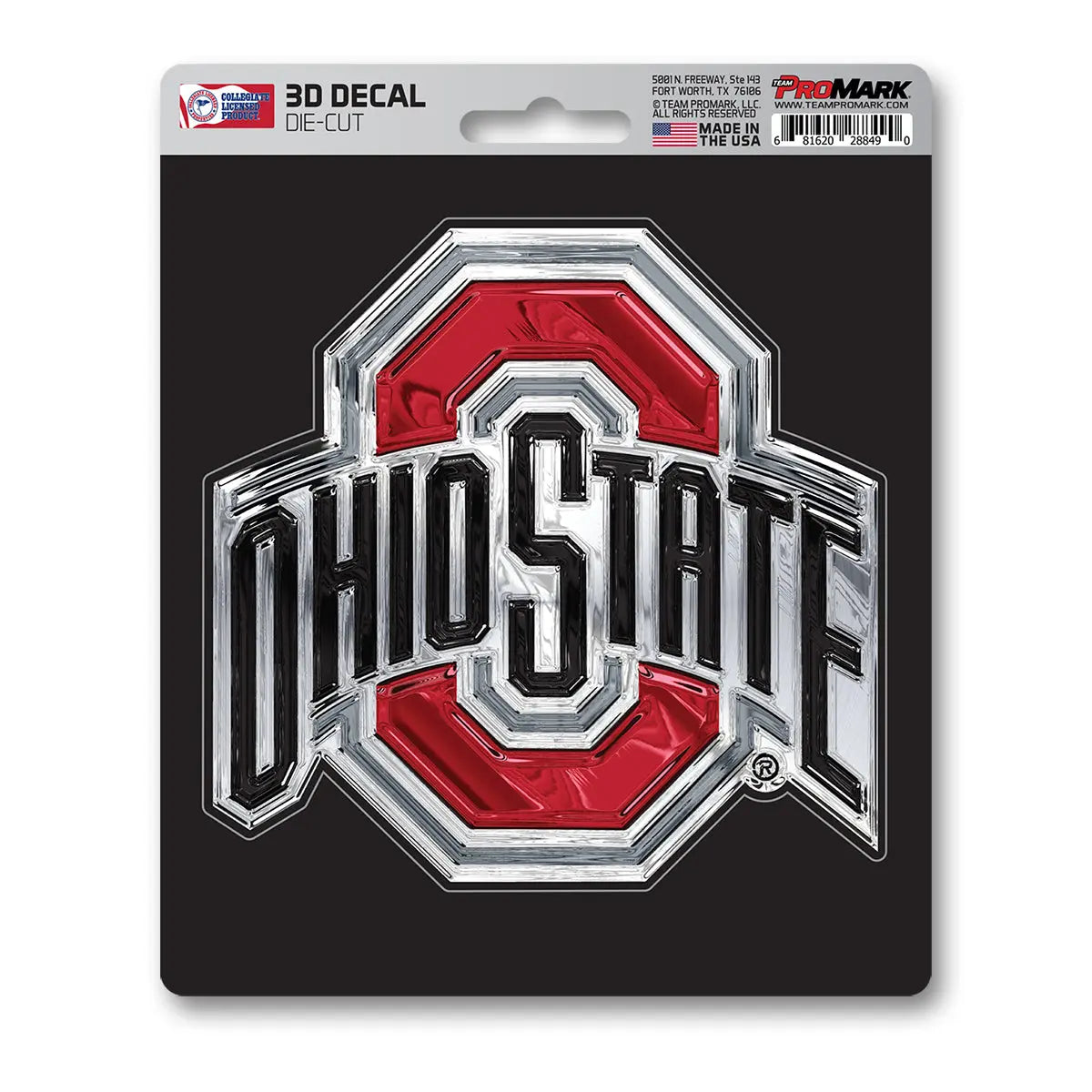 Fanmats Ohio State Buckeyes 3D Decal Fanmats