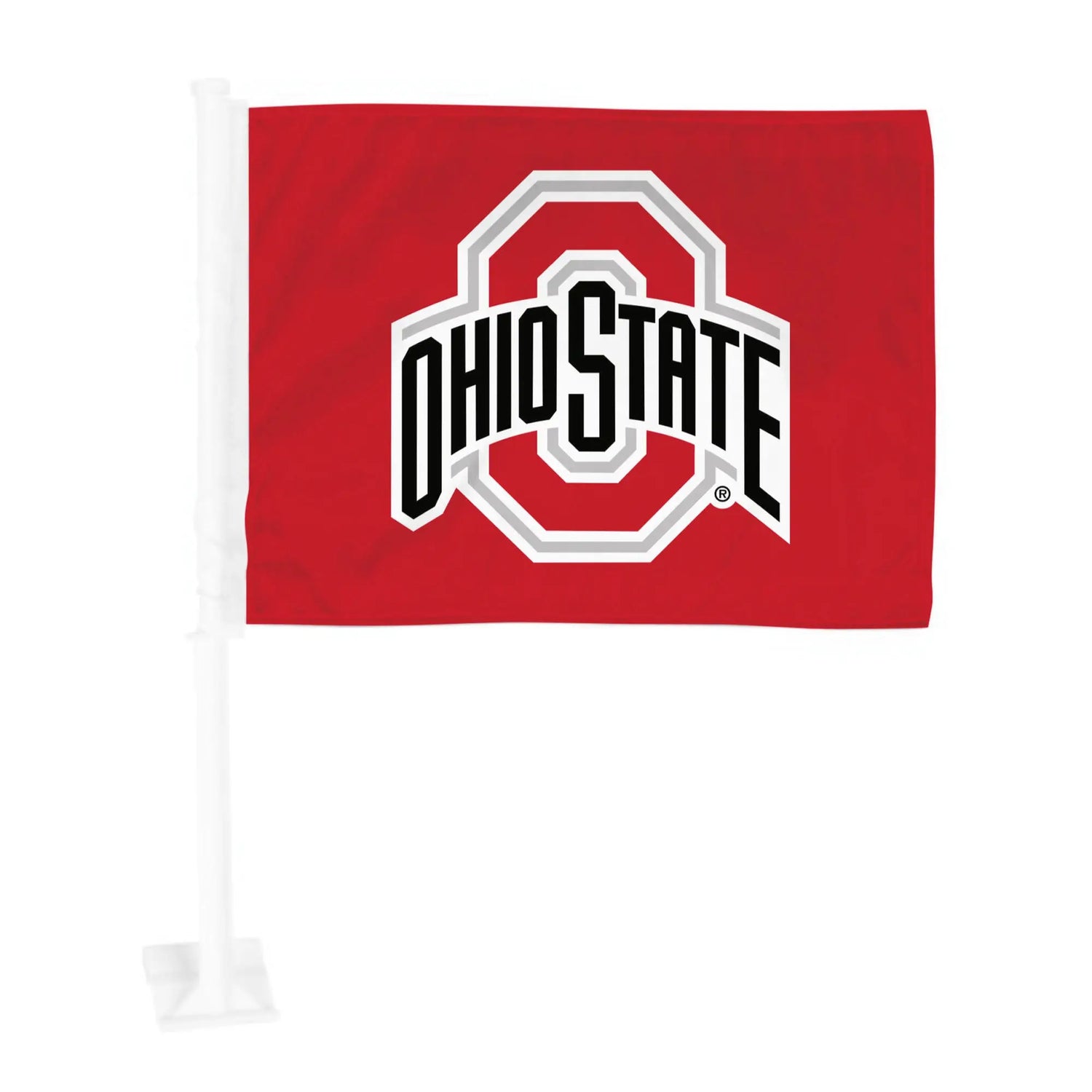 Fanmats Ohio State Buckeyes Car Flag - PinkPro Beauty Supply