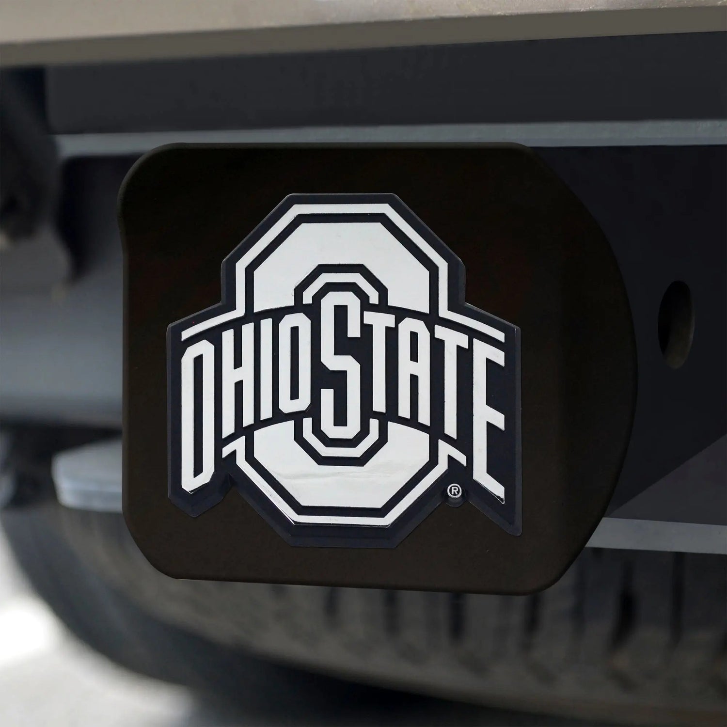 Fanmats Ohio State Buckeyes Hitch Cover - Black Fanmats