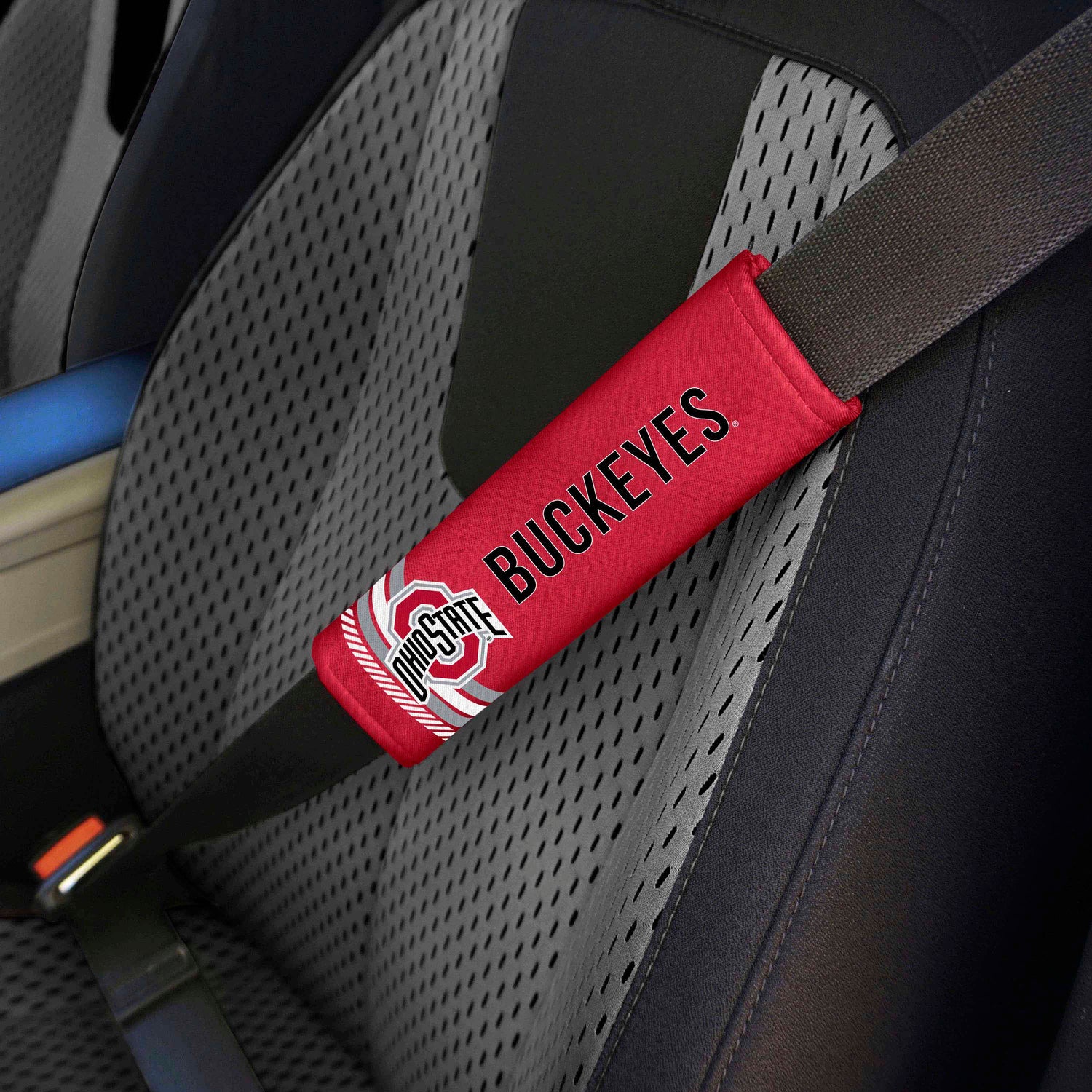 Fanmats Ohio State Buckeyes Rally Seatbelt Pad - Pair Fanmats