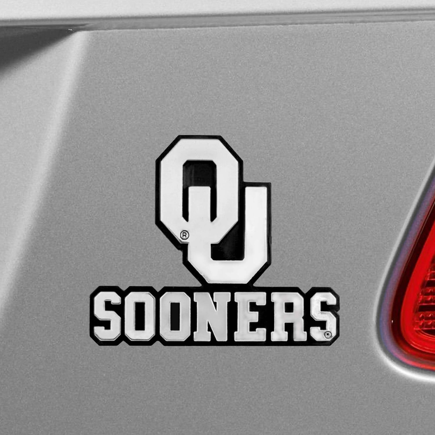 Fanmats Oklahoma Sooners Molded Chrome Emblem Fanmats