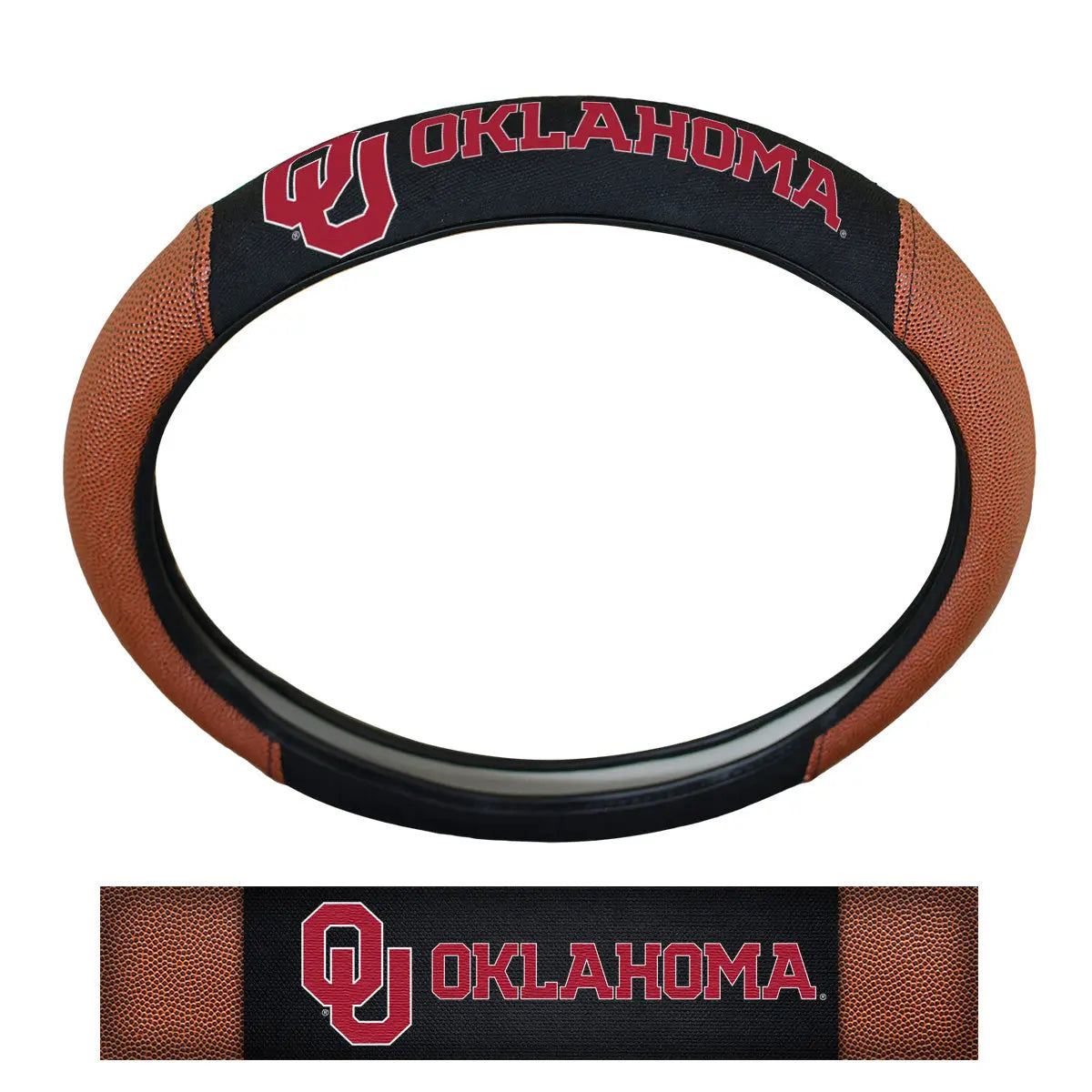 Fanmats Oklahoma Sooners Sports Grip Steering Wheel Cover Fanmats