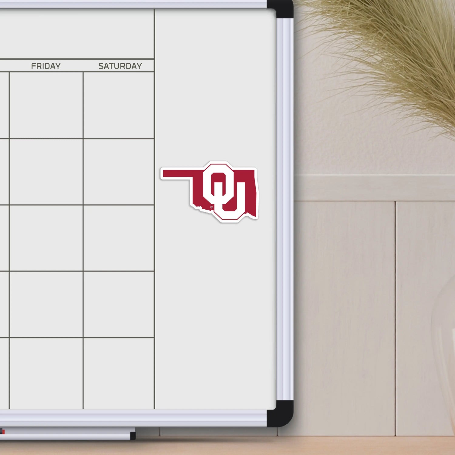 Fanmats Oklahoma Sooners State Shape Decal Fanmats