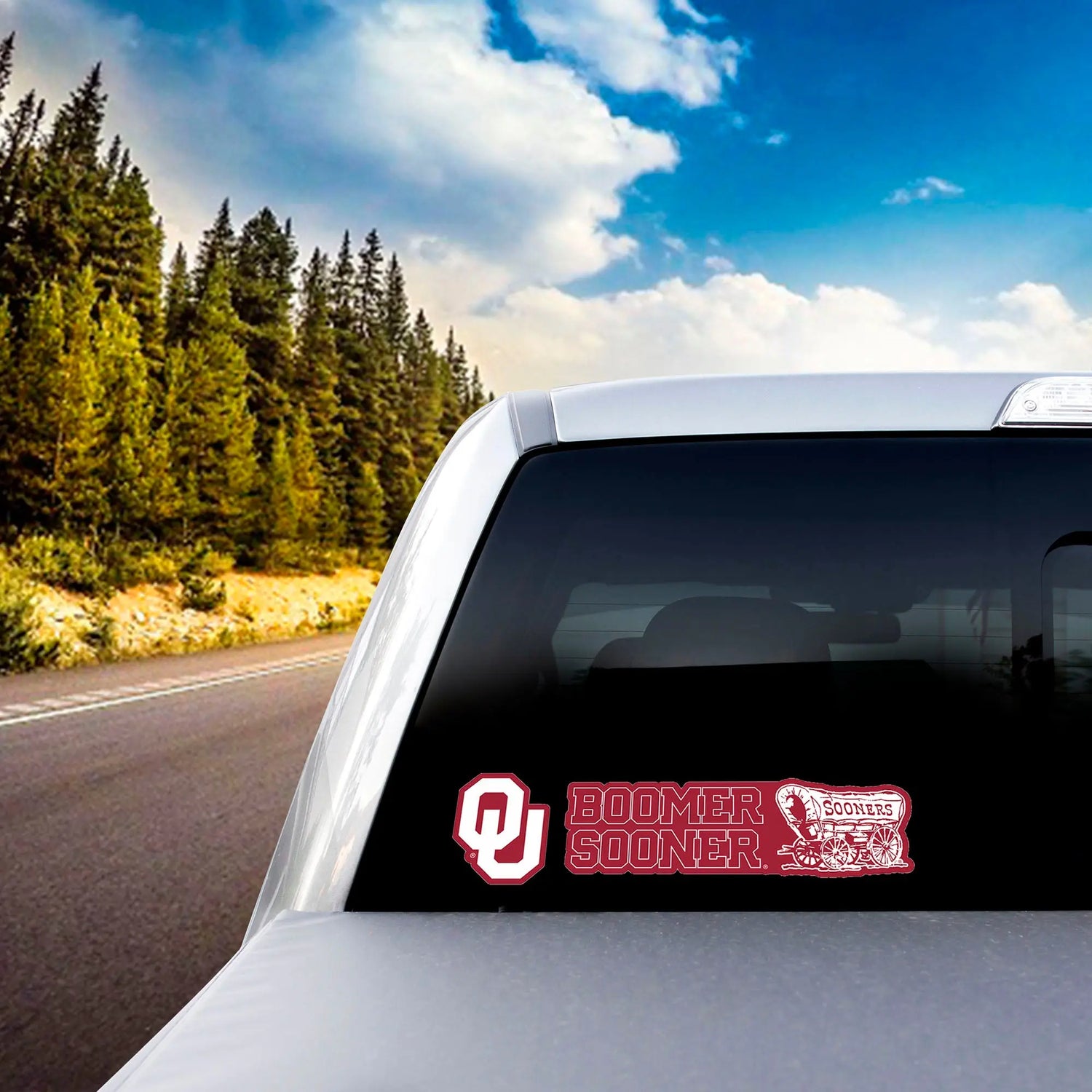 Fanmats Oklahoma Sooners Team Slogan Decal Fanmats