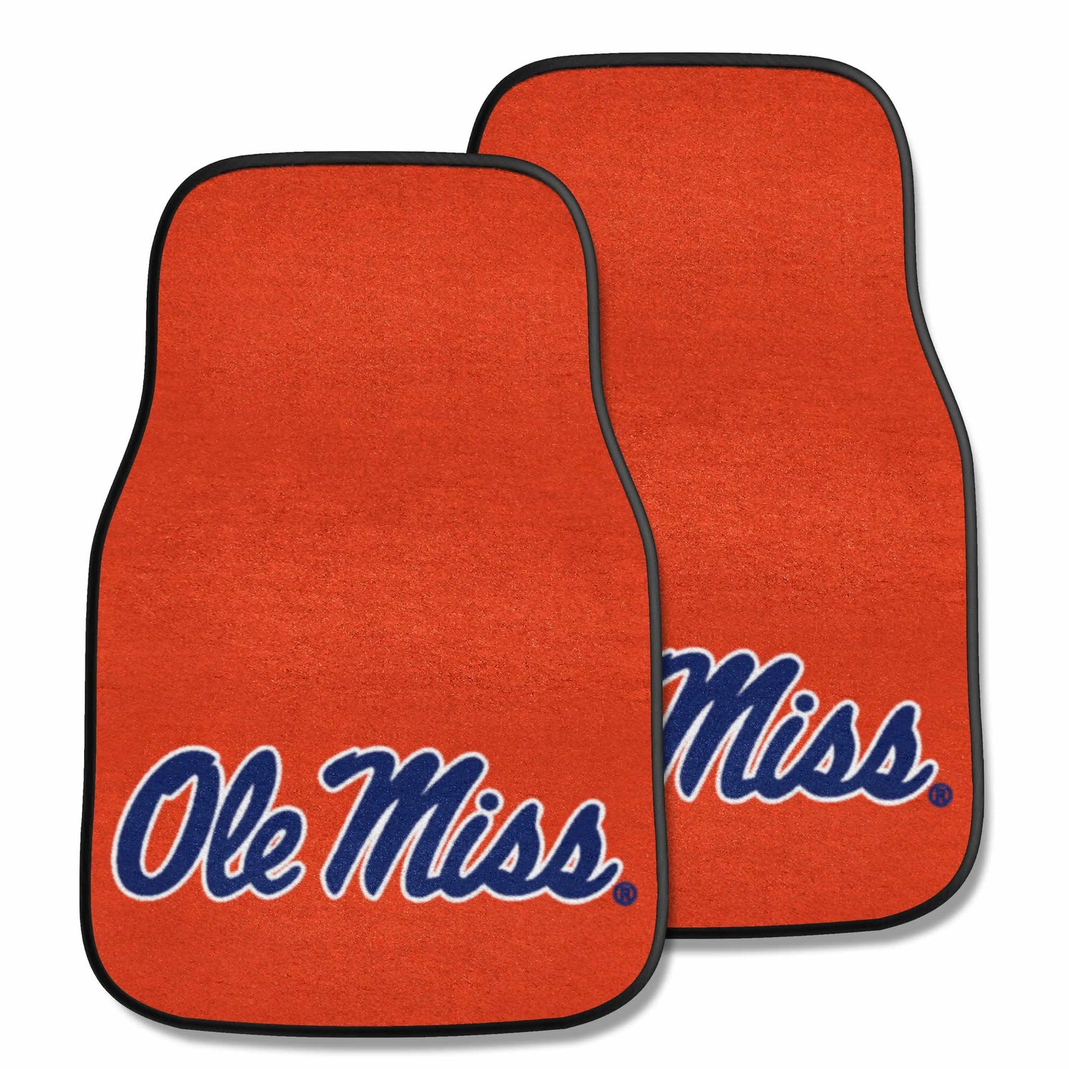 Fanmats Ole Miss Rebels 2pc Carpet Car Mat Set - PinkPro Beauty Supply