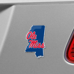 Fanmats Ole Miss Rebels Embossed State Emblem - PinkPro Beauty Supply