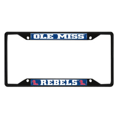 Fanmats Ole Miss Rebels License Plate Frame - Black Fanmats